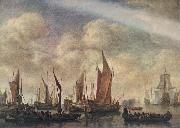 VLIEGER, Simon de Visit of Frederick Hendriks II to Dordrecht in 1646  jhtg oil painting on canvas